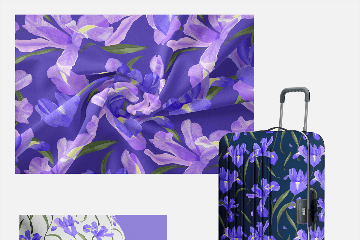 Iris Pattern, a Pattern Graphic by Madebyia (Photo 3 of 7)