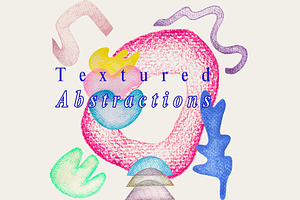 Textured Abstract Shapes Bundle, a Texture Illustration by Eryn Rose Design