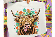 Valentine Day Highland Cow,Valentine, an Illustration by designcity5 (Thumbnail 3 of 9)