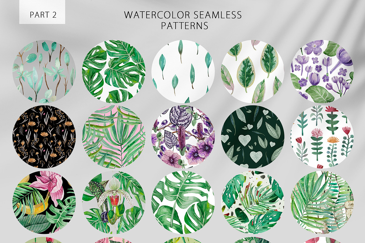 Botanical patterns, a Pattern Graphic by Design X0 (Photo 3 of 11)