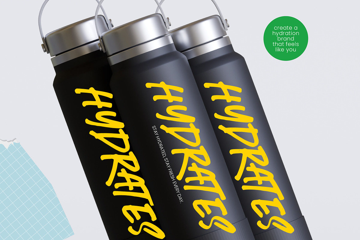 Sark Rebels Display Brush Font, a Script Font by Letterena Studios Script (Photo 4 of 10)