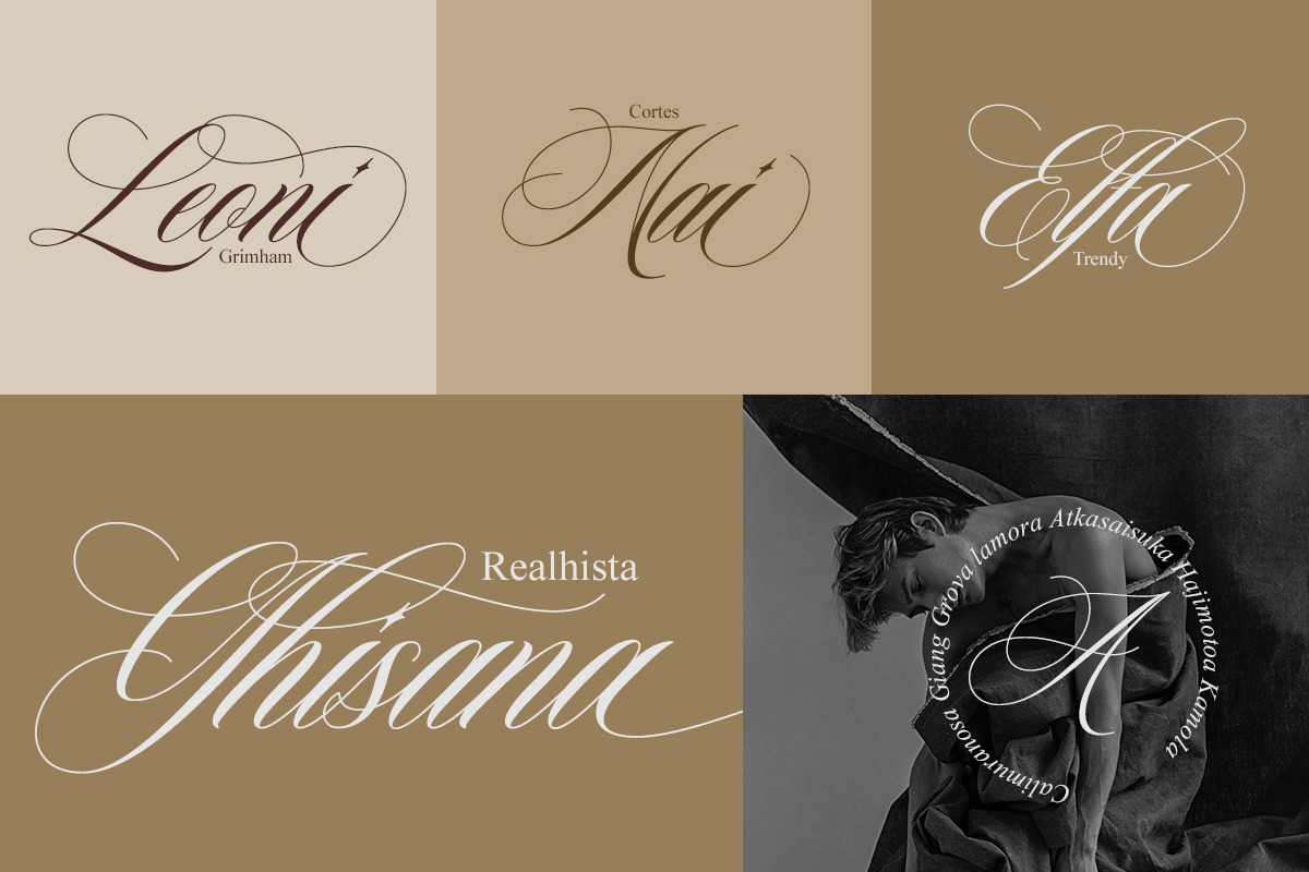 Angeline | Modern Calligraphy, a Script Font by Muntab_Art (Photo 5 of 11)