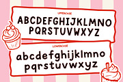 Vanilla Cupcake Food Creative Font, a Sans Serif Font by Rasio Studio (Thumbnail 2 of 8)