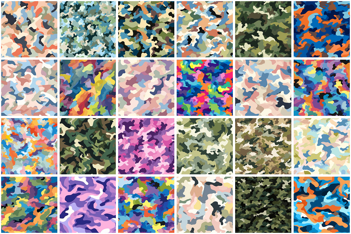 Camouflage Seamless Pattern, a Pattern Graphic by Forhadx5 (Photo 6 of 12)