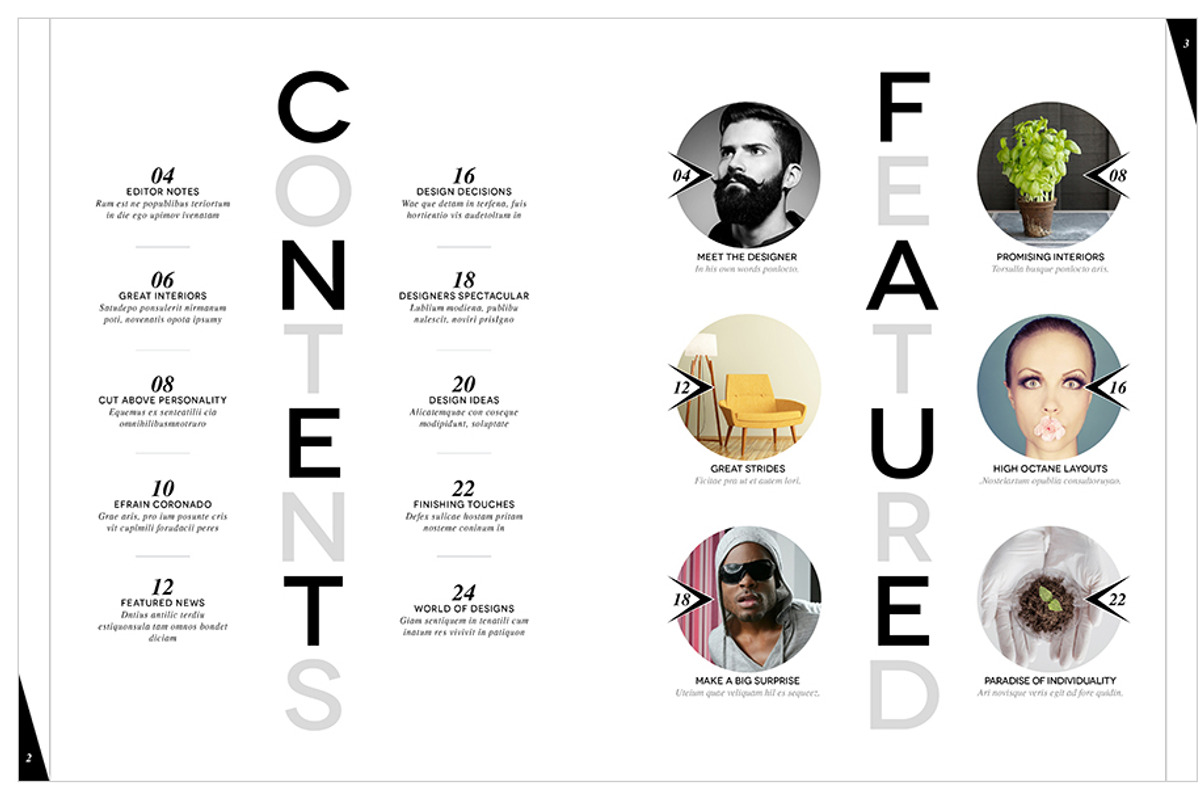 Magazine Template InDesign 12, a Magazine Template by Love Graphic Design (Photo 10 of 20)