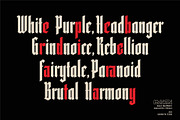 BLACK PARAMOUNT | Blackletter, a Blackletter Font by Havinkpen (Thumbnail 6 of 9)