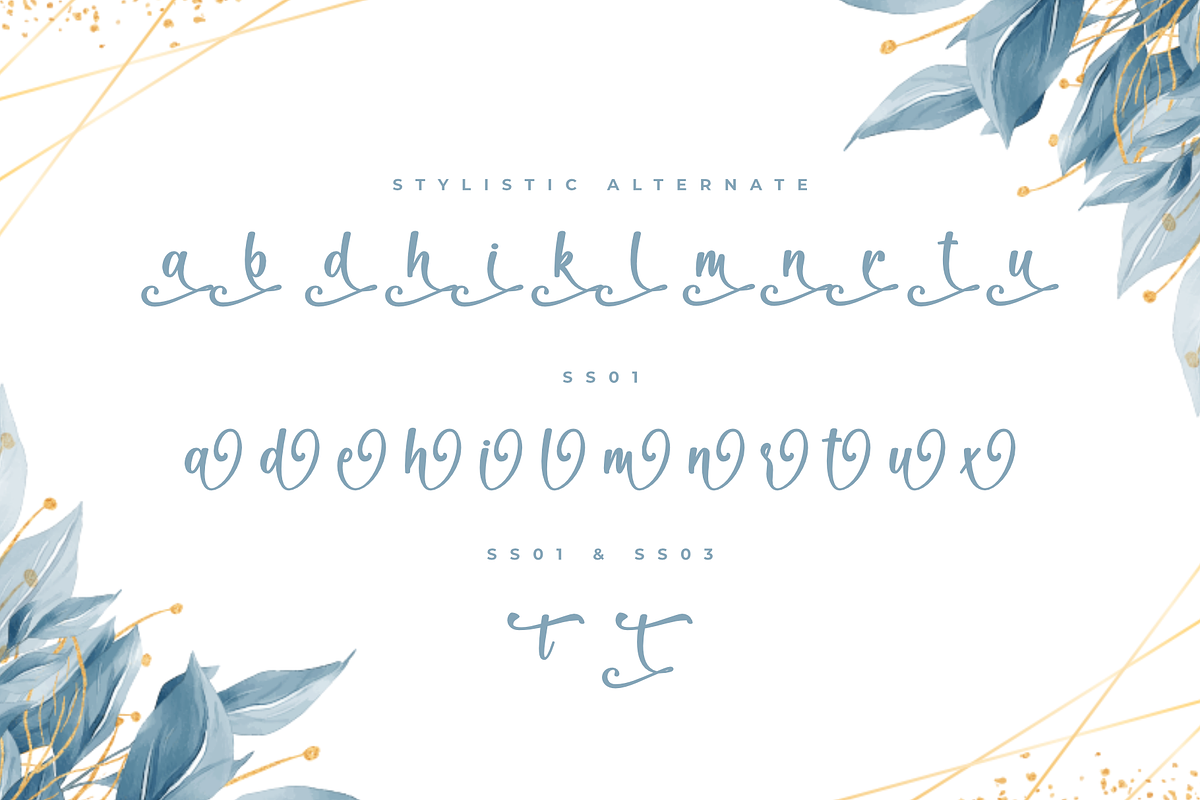 Gather - Craft Font preview 8