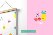 Be Cool - cute cartoon summer fruit, a Decorative Illustration by Barkova Nadya (Thumbnail 4 of 7)