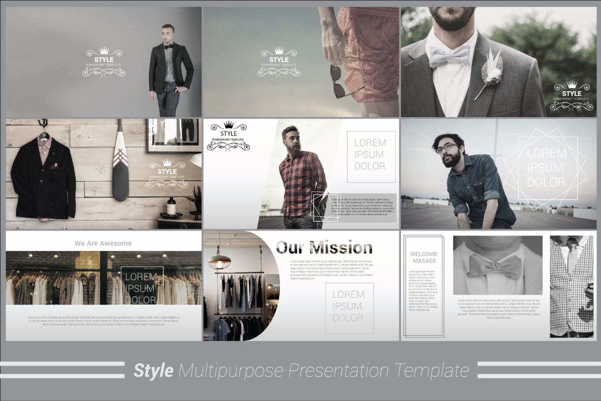 Style Powerpoint Template, a Presentation Template by Presentation Official (Photo 2 of 12)