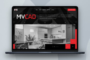 Mycad — Architecture Webflow & Figma, a Landing Page Template by Mindblister (Thumbnail 1 of 4)