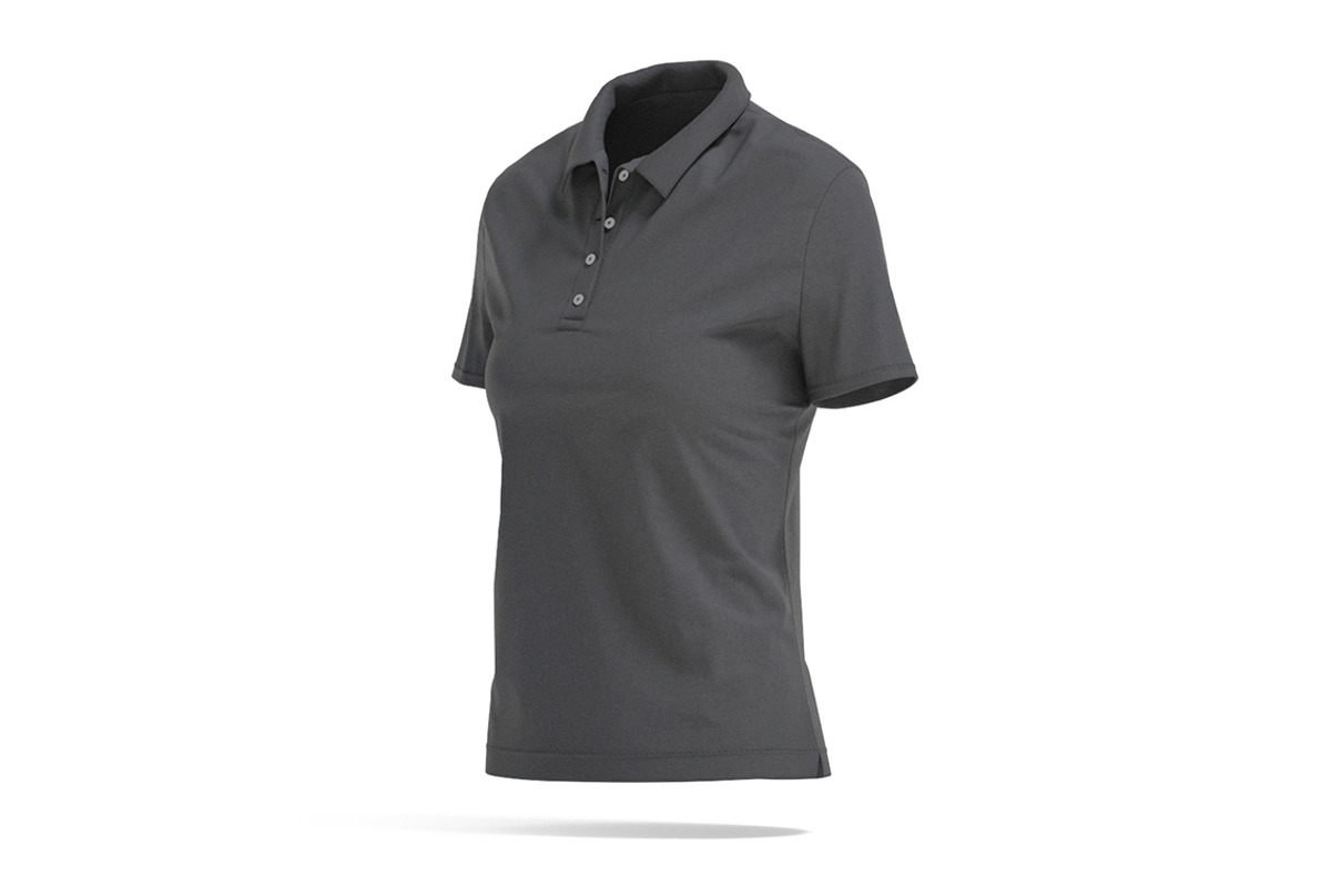Black Women's Polo Shirt 3D Model, an Object 3D Model by rebrandy (Photo 3 of 9)
