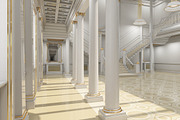 3Dmodel Grand Hall Lobby Staircase 2, an Architecture 3D Model by Giimann (Thumbnail 1 of 16)