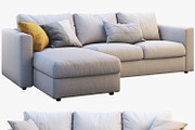 Three-seat sofa (2 options) 3D model, a Furniture 3D Model by 3dmitruk (Thumbnail 1 of 16)