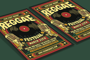 Reggae Music Flyer