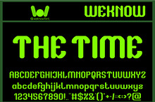 The Time font