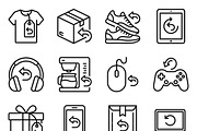 Online Marketplace Seller Icon Set, an Outline Icon by adenpinkstore (Thumbnail 4 of 8)