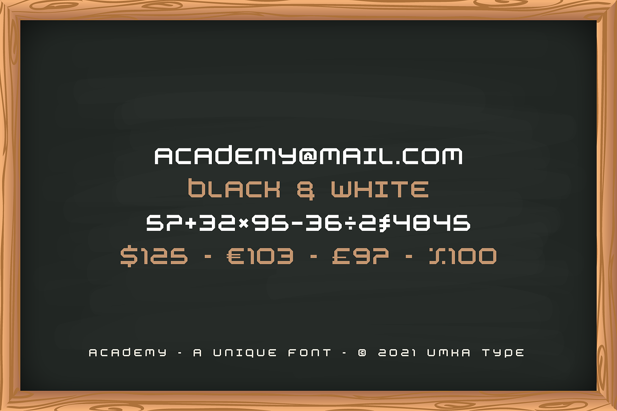 Academy Display Font, a Font by alpercakici (Photo 6 of 9)