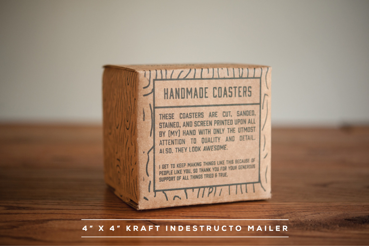 Print Template – 4x4 Kraft Box, a Templates & Theme by Brian Brubaker (Photo 3 of 5)