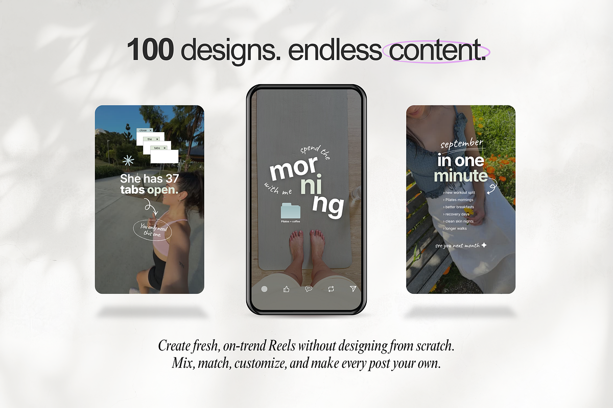 Health & Wellness Reels Templates, a Social Media Template by DigiPax (Photo 4 of 14)