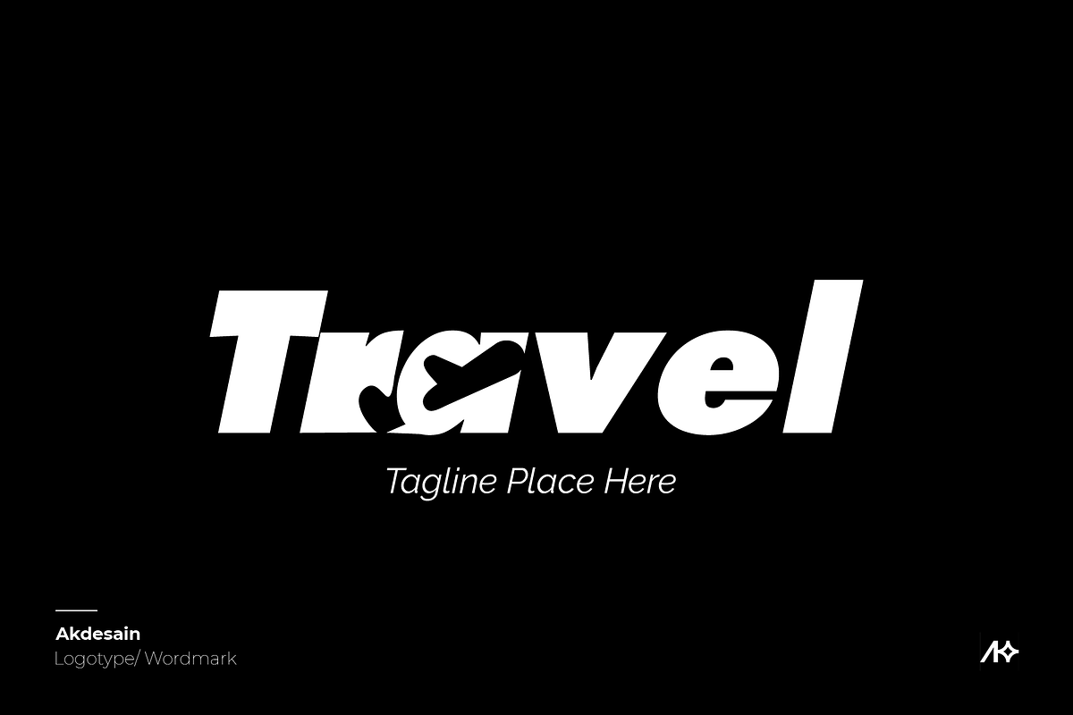 Travel Wordmark Logo, a Branding & Logo Template by Akdesain