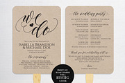 Wedding Program Fan SHR378, an Invitation Template by Shafura_Wedding (Thumbnail 2 of 5)