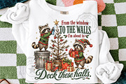 Funny Christmas Raccoon PNG, a Seasonal Illustration by OK Design (Thumbnail 1 of 5)
