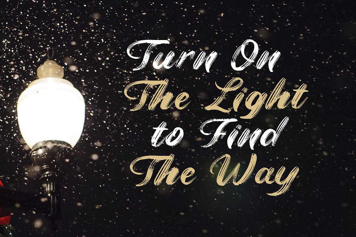 Rustical Brush Font preview 4