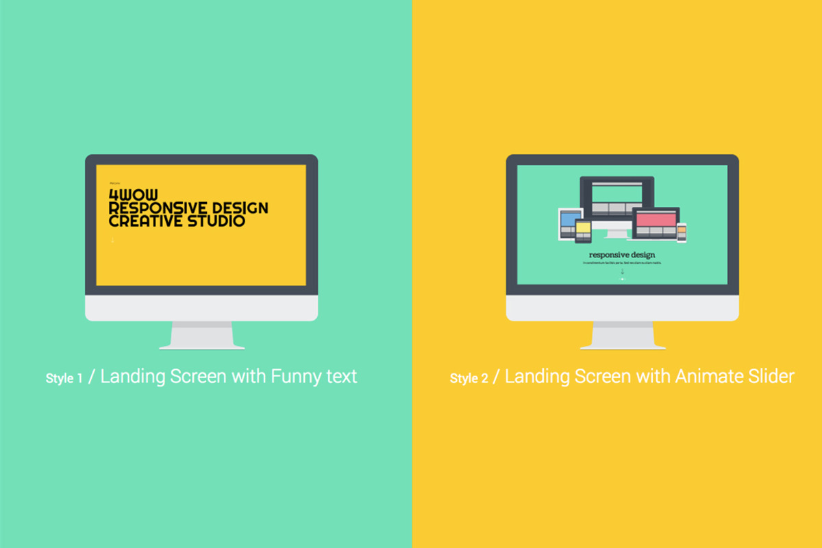 4WOW - Clean and Fun Responsive HTML, a HTML Template by 4EB Studio (Photo 2 of 5)