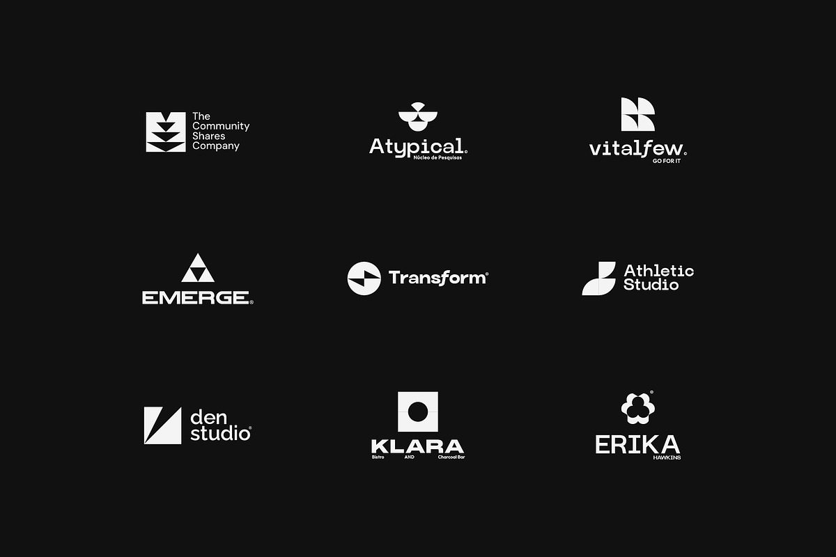 32 Modern Logo Template, a Branding & Logo Template by Nowshinz Shoma (Photo 3 of 20)