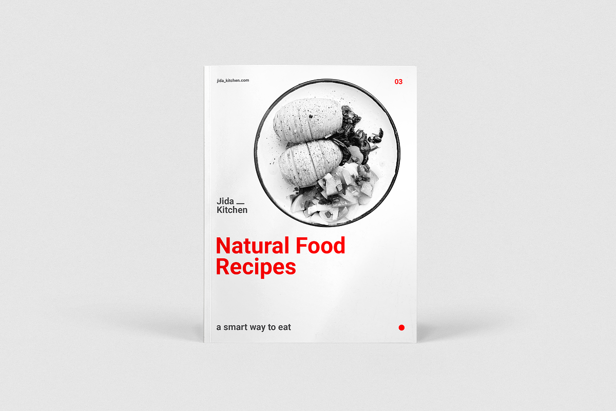 Natural Food Recipes, a Brochure Template by silukEight (Photo 1 of 14)