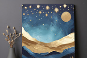 Gold Autumn Landscape & Sky, a Background Graphic by by creative paper (Thumbnail 14 of 18)