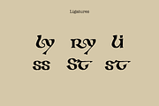 Lindisfarne Script font, a Script Font by kaer_shop (Thumbnail 13 of 18)