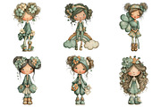 Whimsical St Patrick's Day Girl, a Graphic by CitraGraphics (Thumbnail 3 of 5)