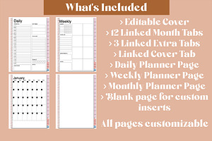 Keynote Digital Planner Template