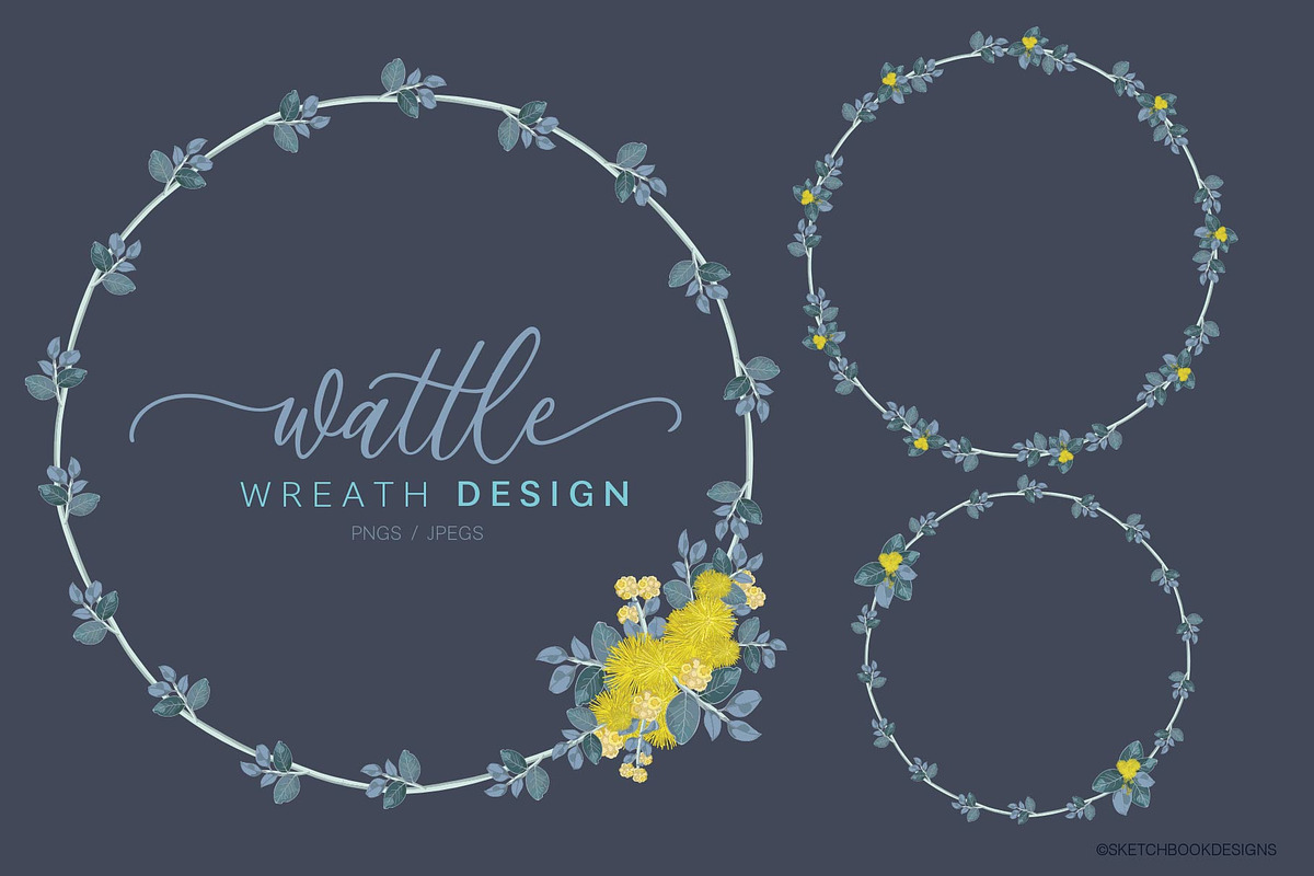 Golden Wattle Design Collection, an Illustration by Sketchbook Designs (Photo 6 of 13)