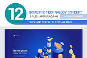 Isometric technology concept, a Technology Illustration by IcoMaker (Thumbnail 2 of 4)