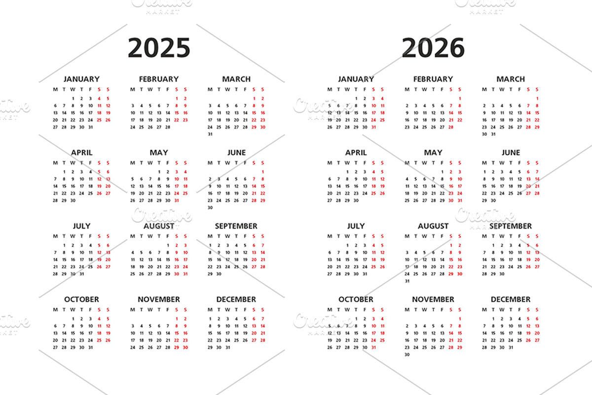 Calendar 2021, 2022 and 2028, a Work Illustration by Volyk (Photo 4 of 5)