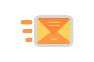 Mail Flat Icon, a Duotone Icon by Pexelpy