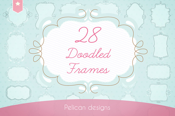 doodled frames pack preview 5