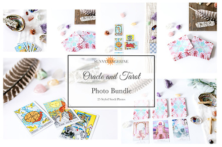 Tarot and Oracle Photo Bundle, a Background Photo by SunnyTangerine Stock