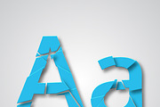 Cracked font style, a Slab Serif Font by Alex_Ivanov (Thumbnail 2 of 5)