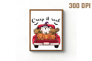 Creep It Real, Halloween PNG, an Illustration by Libby Wishes (Thumbnail 2 of 6)