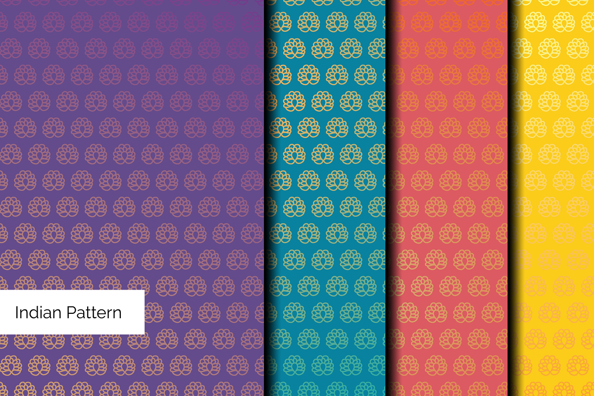 Seamless Indian Patterns Set of 75+, a Pattern Graphic by ThePhoton (Photo 8 of 17)