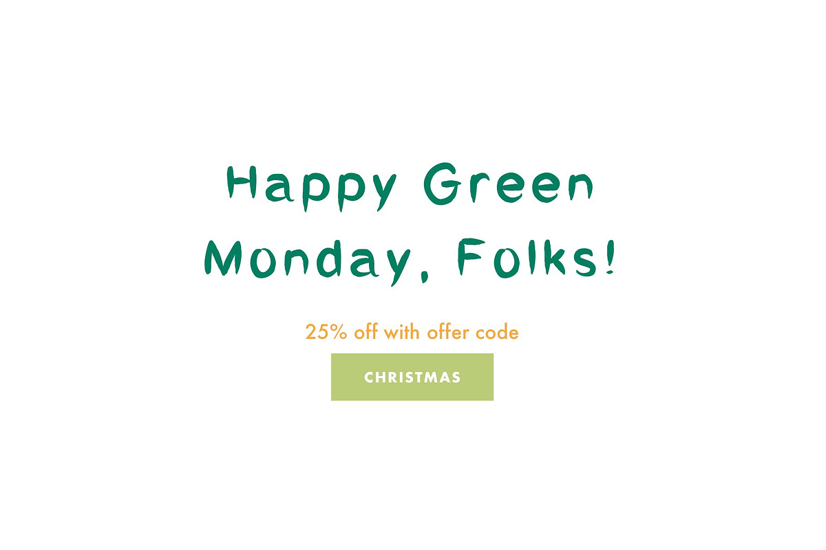 Say Monday | Handwritten Font preview 4