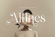 Alfines || Modern Classy Serif Font, a Serif Font by Ermedia Studio (Thumbnail 1 of 10)