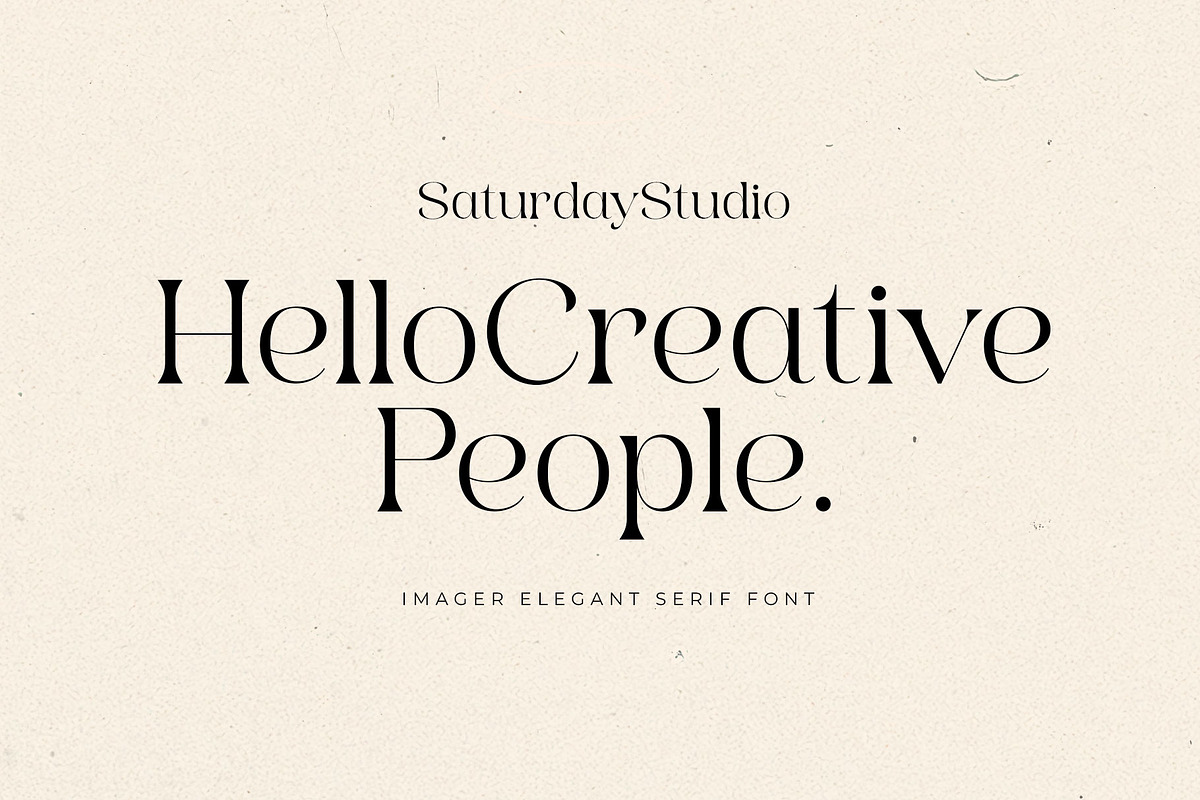 Imager Elegant Display Serif Font, a Serif Font by RantautypeStudio (Photo 2 of 17)