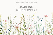 Waterolor Floral Borders Bundle, a Decorative Illustration by Lana Elanor (Thumbnail 28 of 97)
