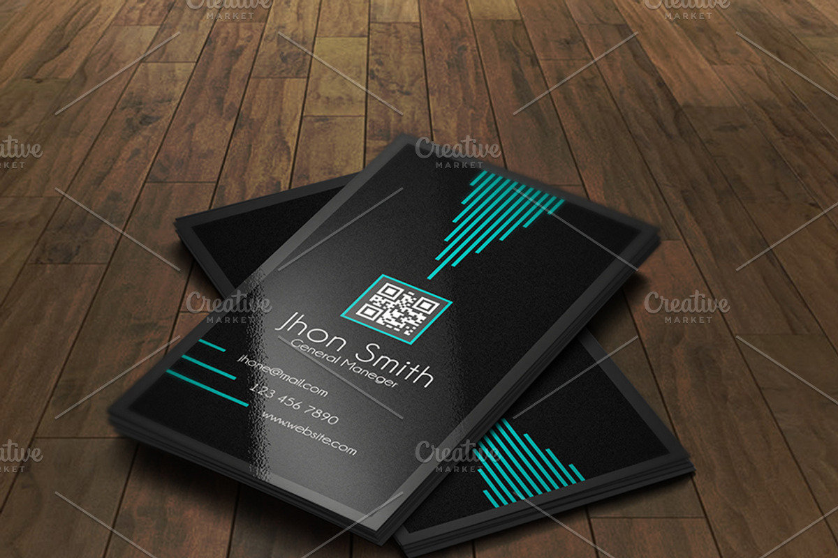 Corporate Business Card, a Business Card Template by Awns Creators (Photo 1 of 4)