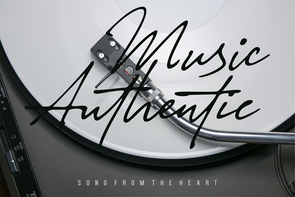 Authentic Handwritten + 2 Alternates, a Script Font by azetypestudios.com (Photo 4 of 13)