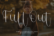 Full Out, a Handwritten Font by InermediaSTUDIO (Thumbnail 1 of 7)